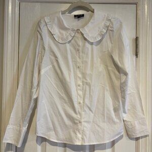 J. Crew Peter Pan Collar Button Down